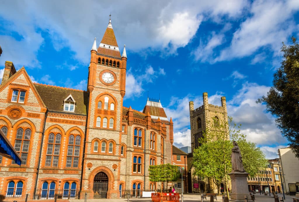 Town hall of Reading - England, United Kingdom