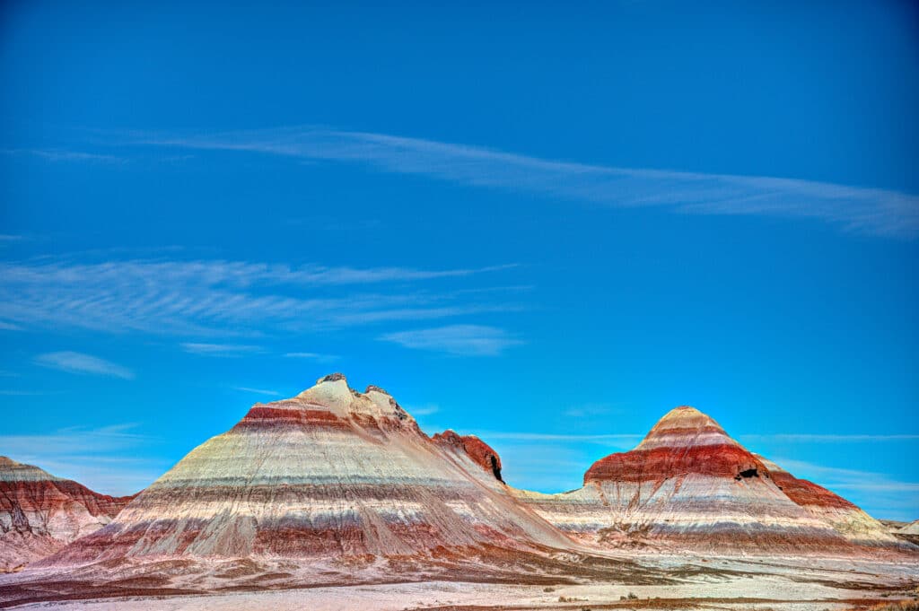 Blue Mesa within the Petrified Forest National Park