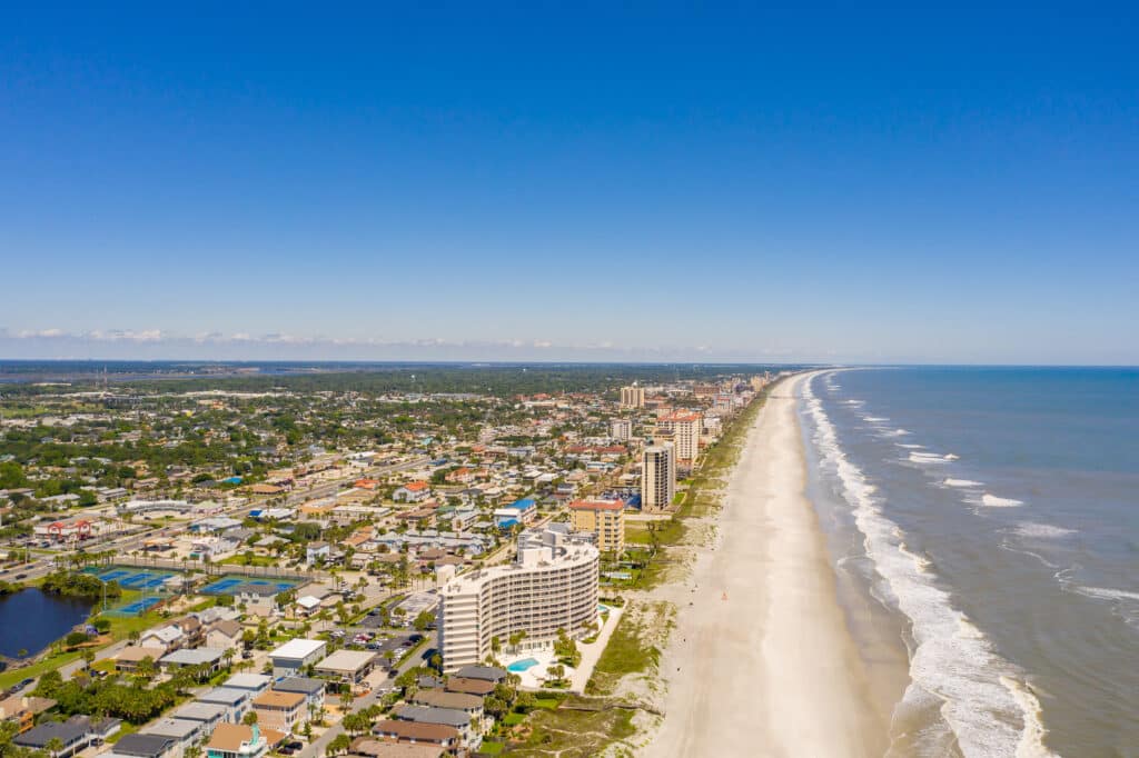 Aerial photo Jacksonville Beach FL