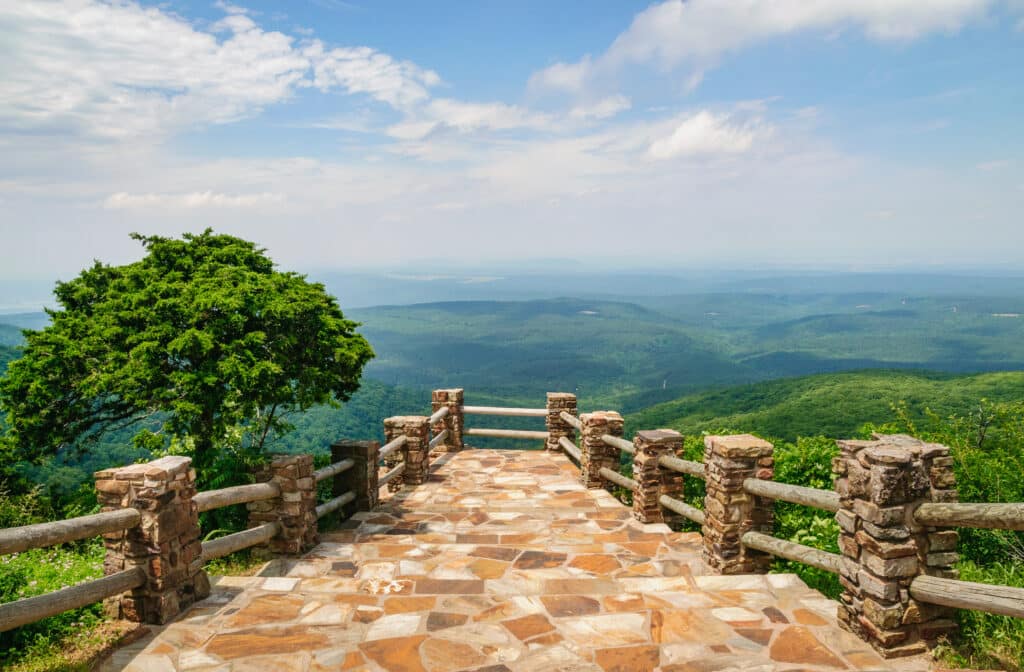 Mount Magazine State Park in the Ozarks