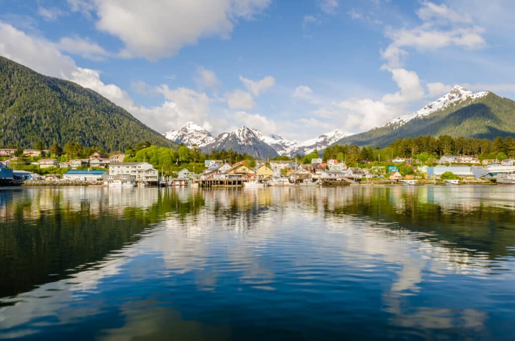 scenic landscapes of Sitka Alaska southeast Alaska and the inside passage