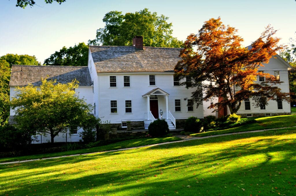 Washington, Connecticut: A fine 18th century colonial-era home on the Village Green