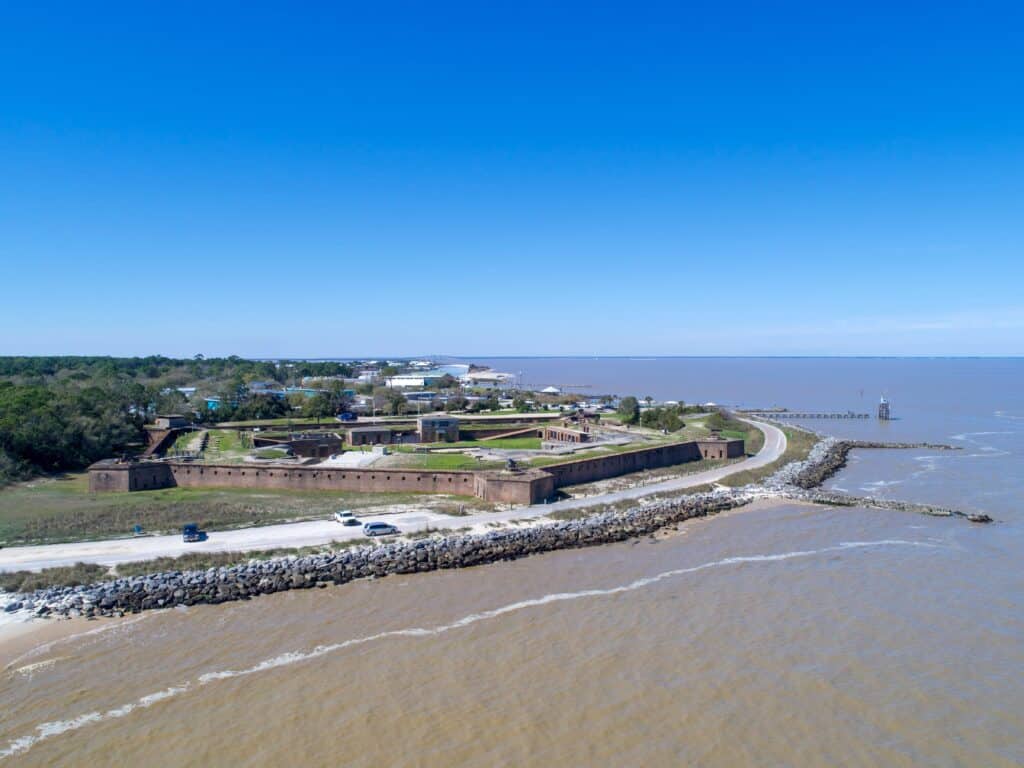 Fort Gaines at Dauphin Island, Alabama