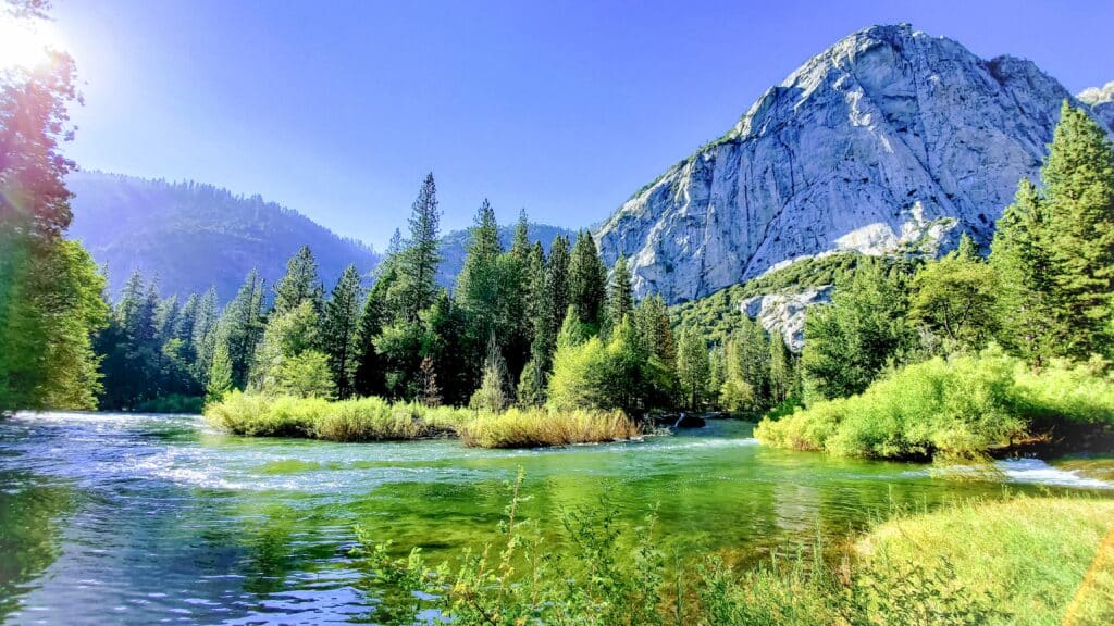 Zumwalt Meadows in Kings Canyon National Park California 