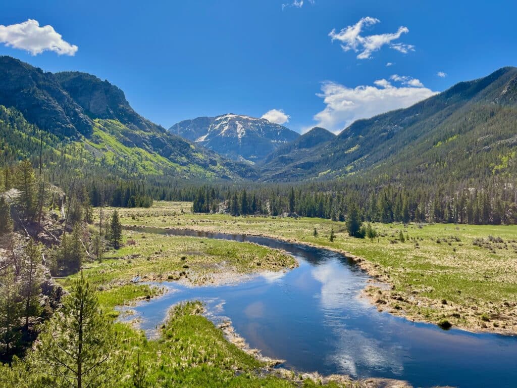 Rocky Mountain National Park Backpacking in Colorado