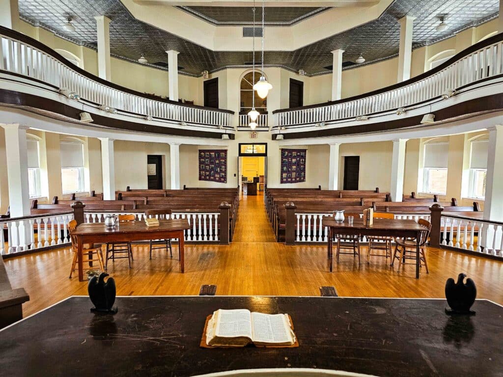 The Old Courthouse Museum in downtown Monroeville features the famous courtroom that inspired Harper Lee's novel, "To Kill a Mockingbird"