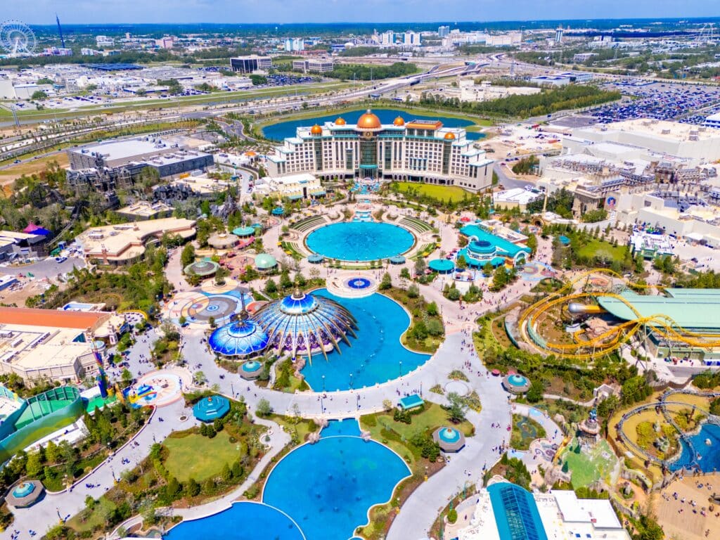 Orlando, FL, USA: Orlando Epic Universe Universal theme park under construction