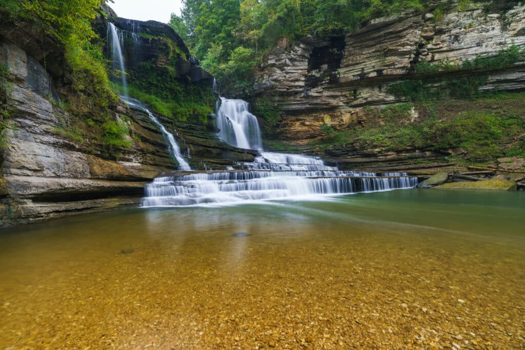 Waterfall in Cummins Falls State Park, Tennessee