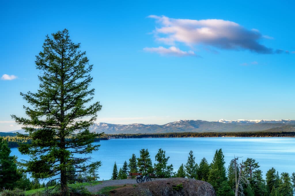 Mountain above Payette Lake McCall Idaho