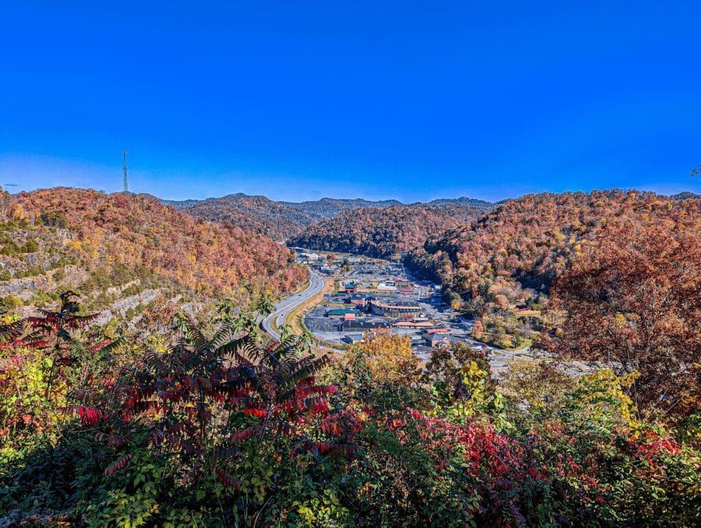 Overlook in Fall, Pikeville KY