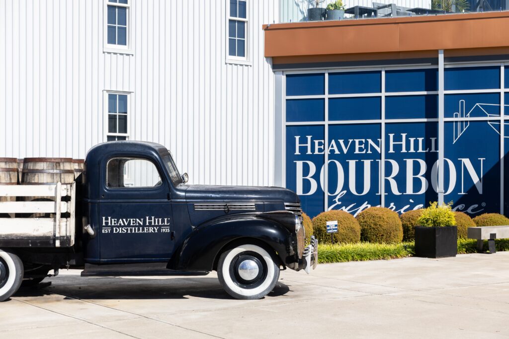The Heaven Hill Distillery is located in Bardstown with a bourbon experience, history and museum, and restaurant for guests to enjoy.