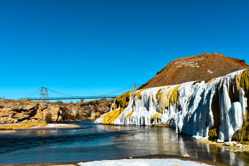 Hot Springs State Park,Thermopolis, Wyoming, USA.