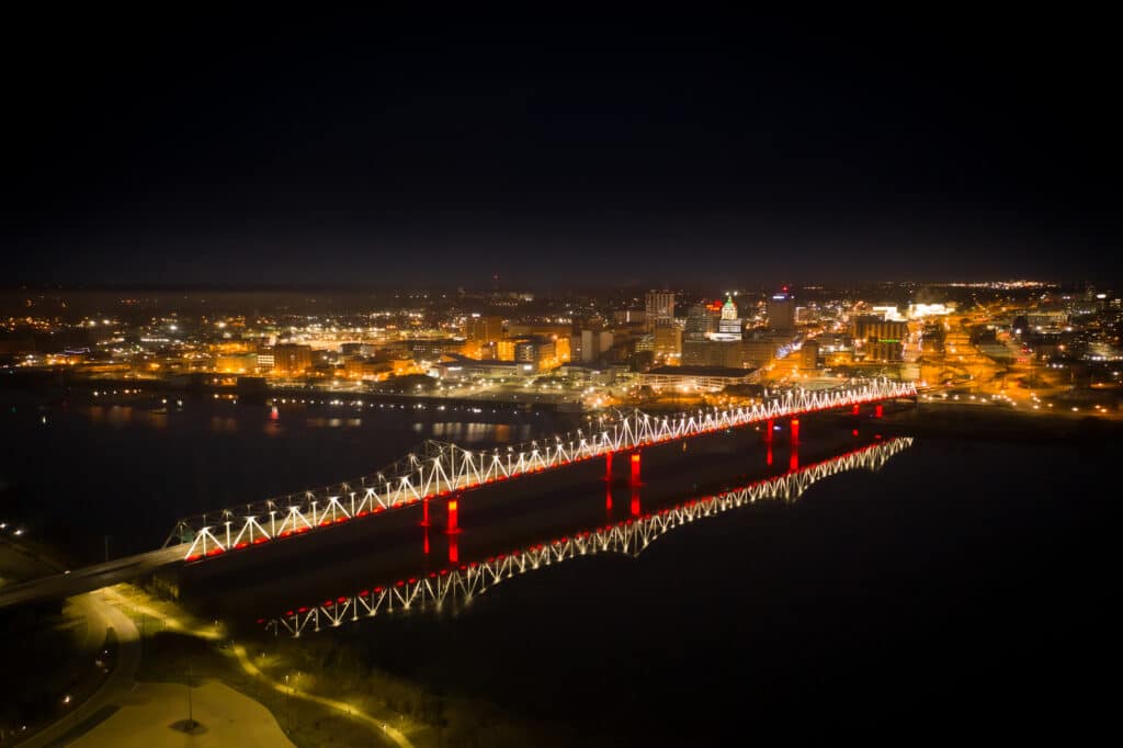 The Peoria Riverfront. Peoria, IL