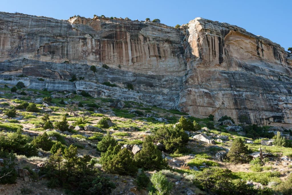 A gorgeous canyon in Sinks Canyon State Park near Lander, Wyoming