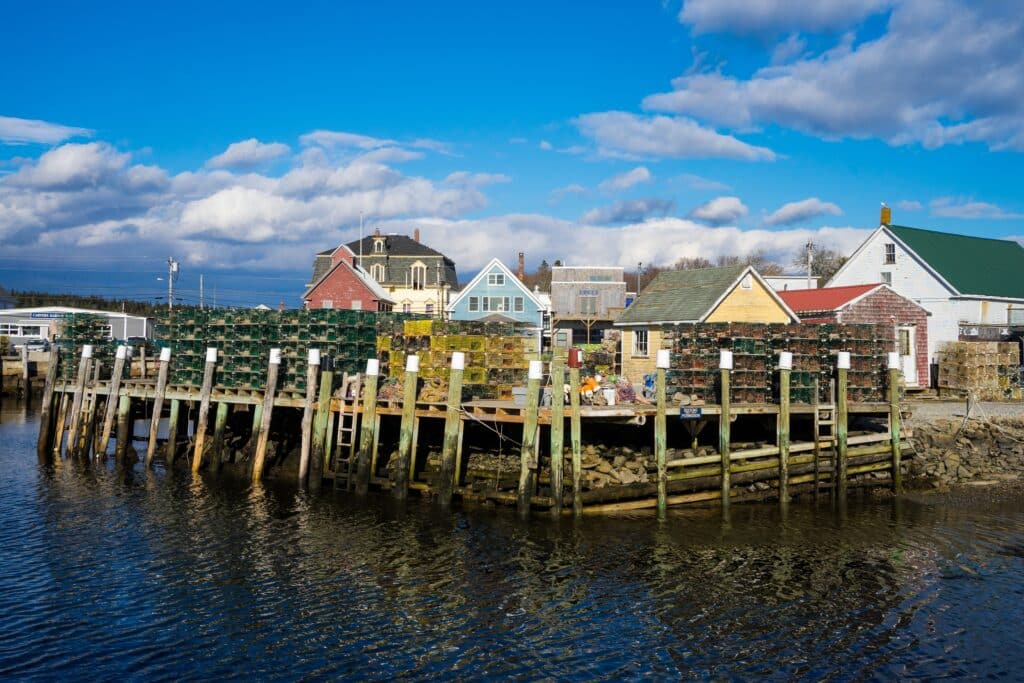 Vinalhaven, Maine - Home to a thriving lobster fishery.