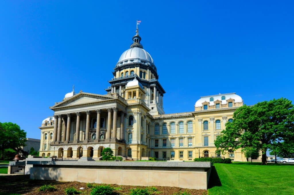 State Capitol Building Springfield Illinois USA