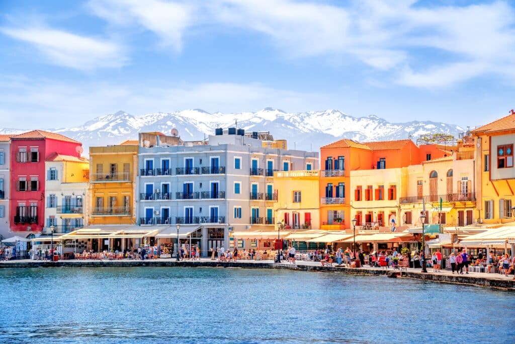 Old city of Chania, Island Crete, Greece