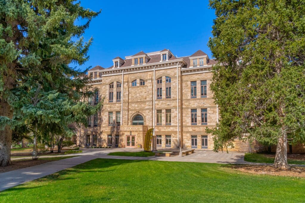 LARAMIE, WY, USA: Old Main at the University of Wyoming.
