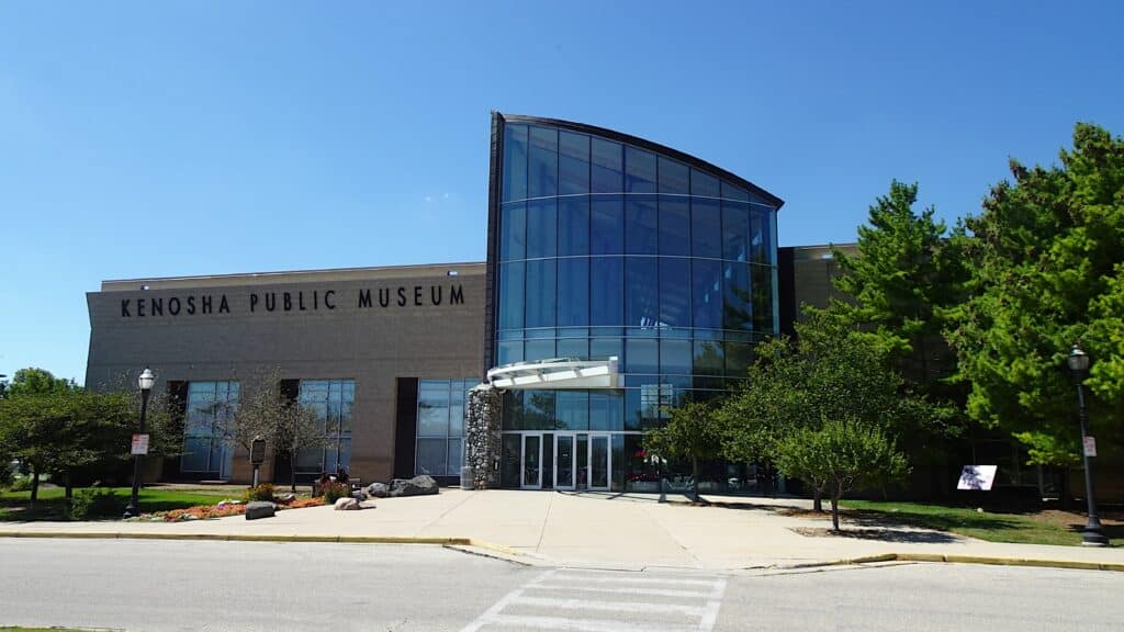 Kenosha public Library located in Kenosha, Wisconsin USA