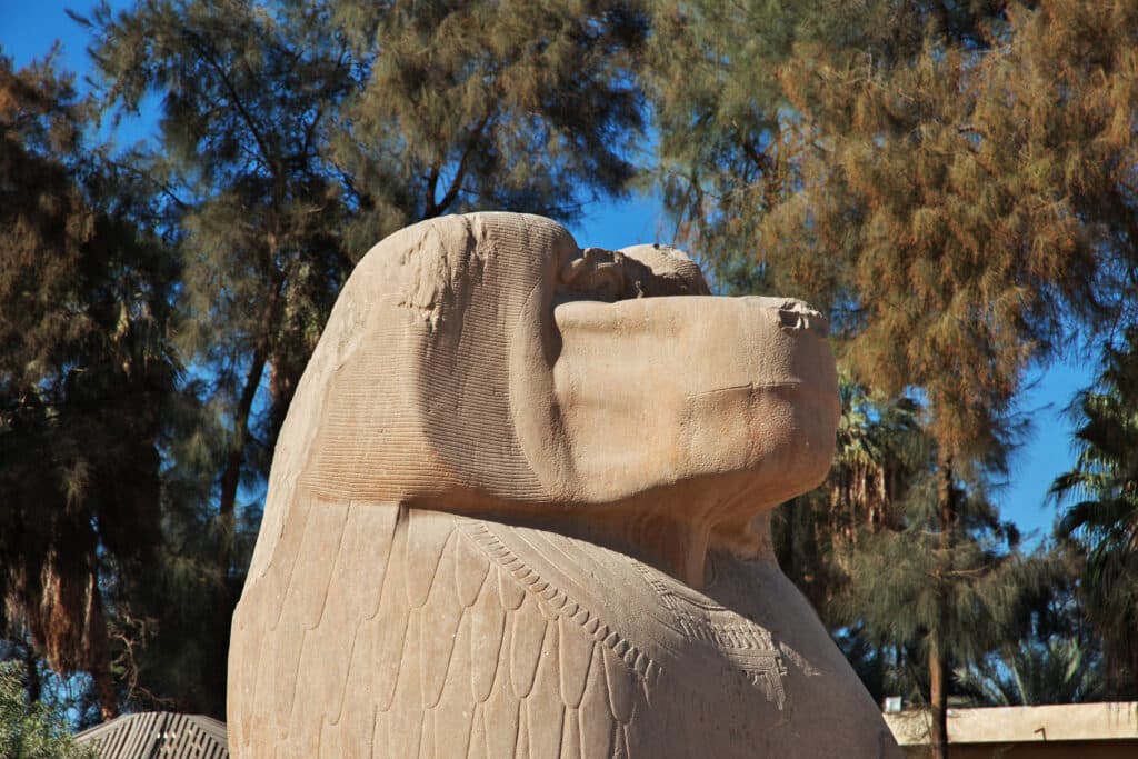 The Roman ruins in El Minya, Egypt