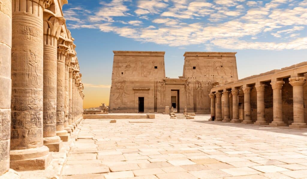 Philae Temple of Isis, Aswan, upper Egypt