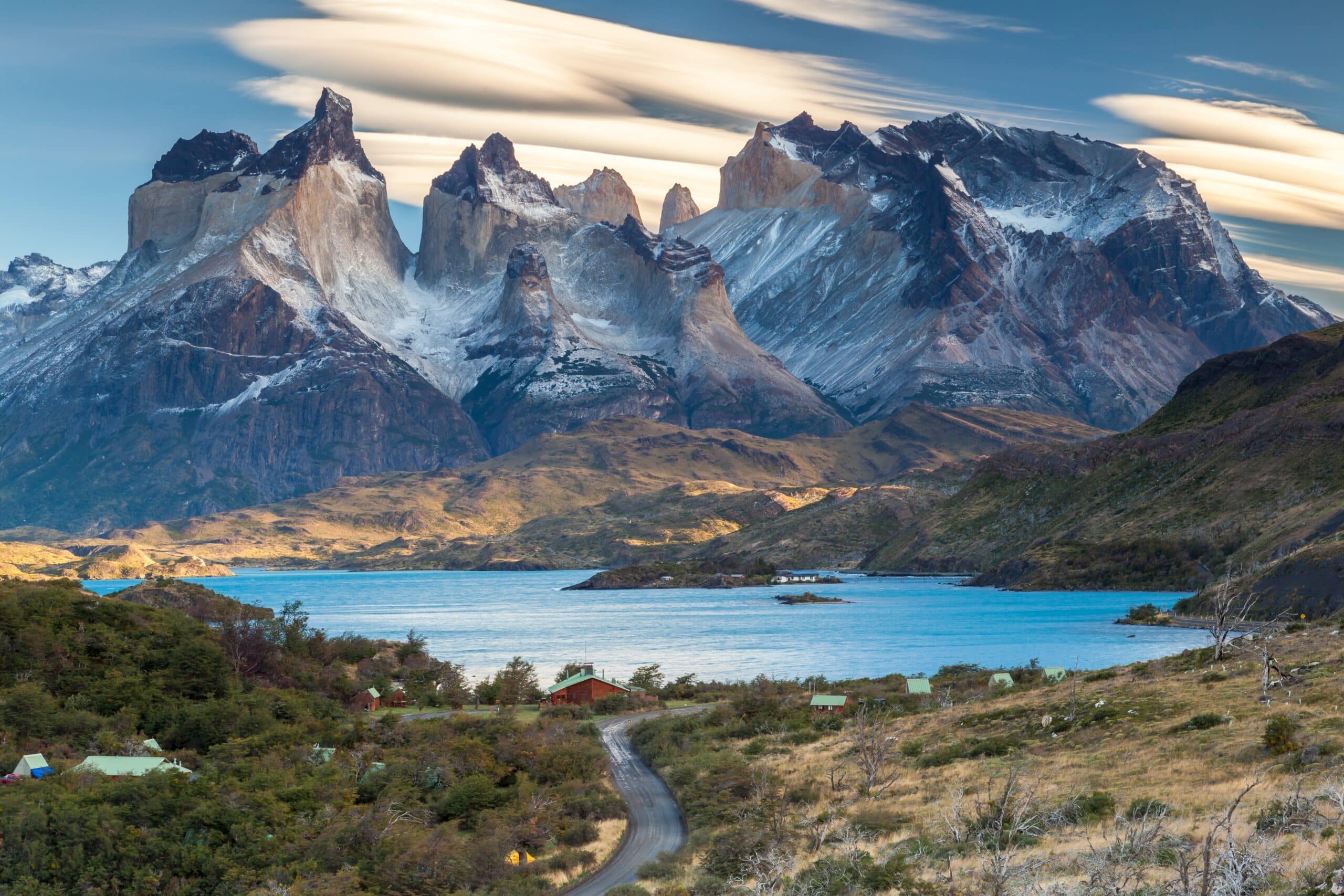 View of Torres Del Paine National Park, Chile.