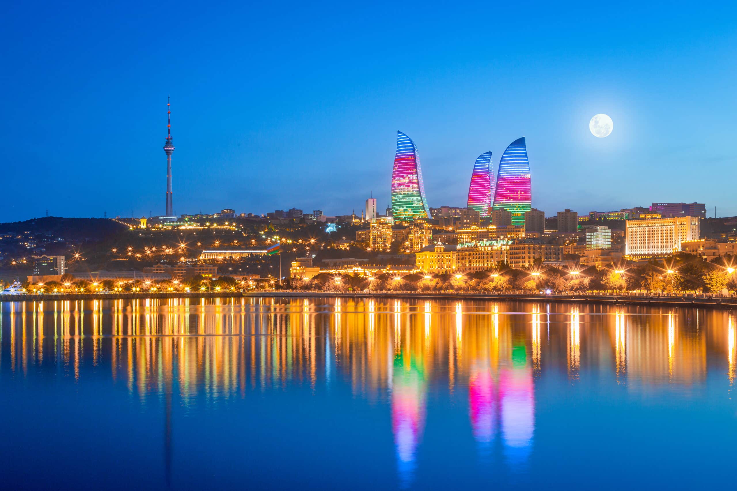 Sunset of Baku, Azerbaijan