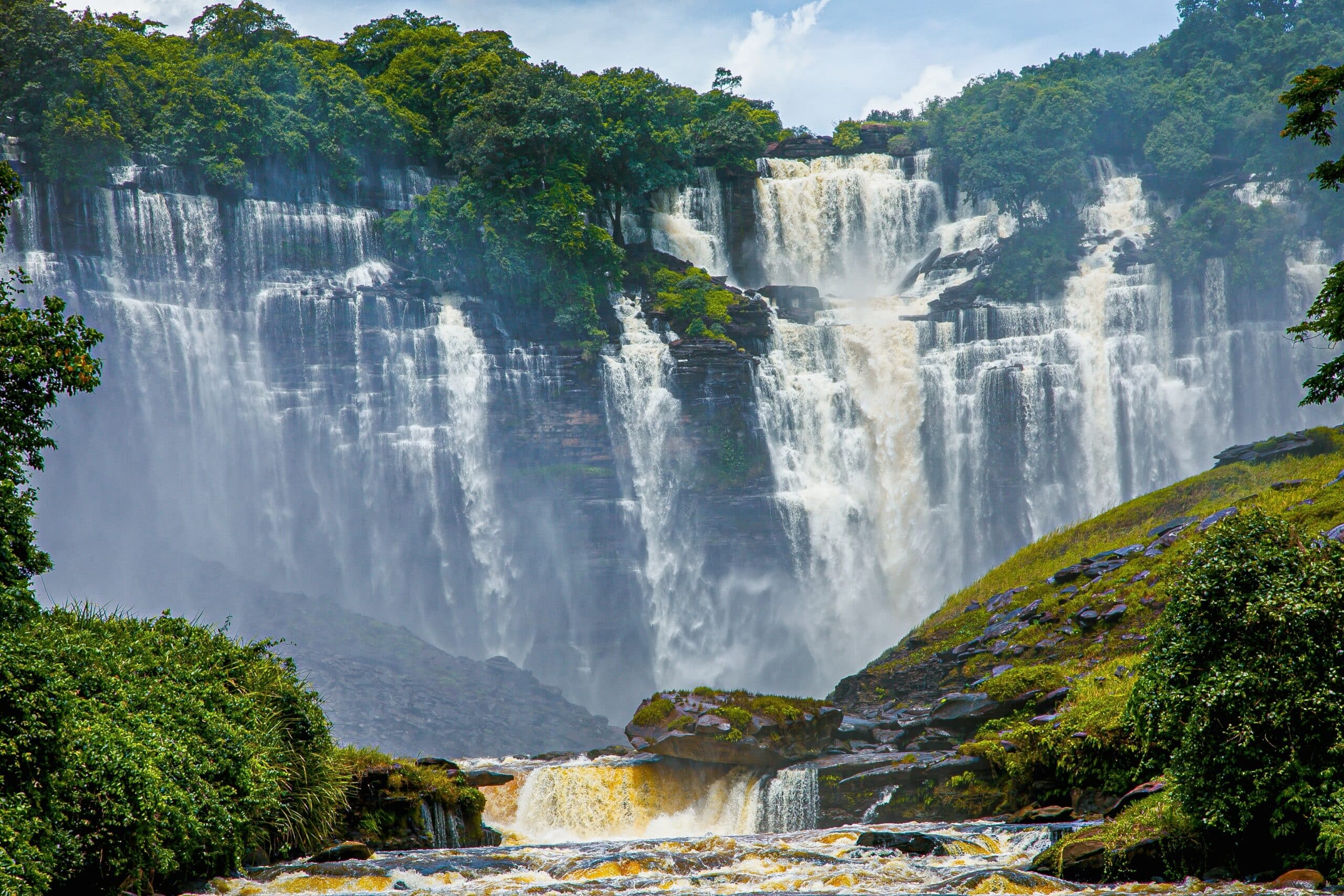The Calandula Falls are waterfalls in the municipality of Calandula, Malanje Province, Angola